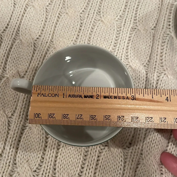 4 Vintage Fitz and Floyd Flat cups. Tattersall pattern 1975 discontinued . - Picture 5 of 7